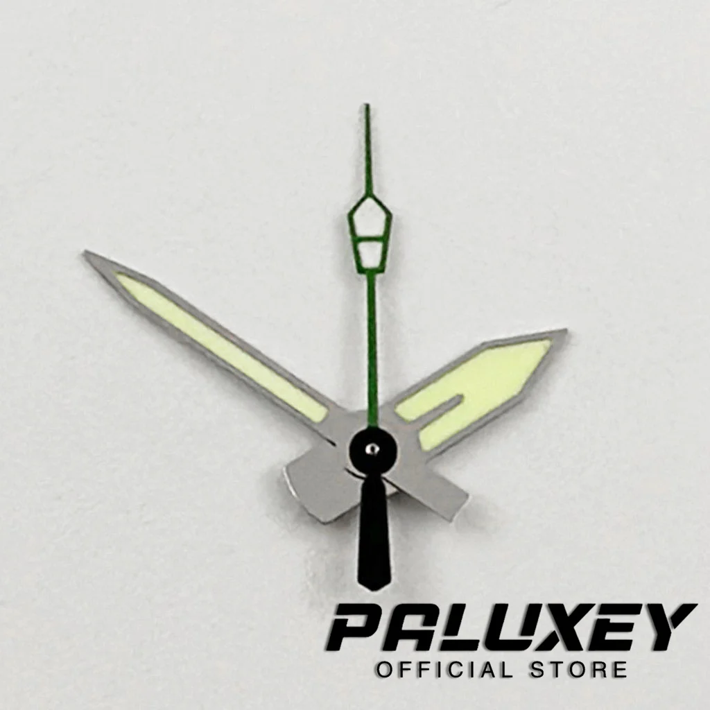 Luminous Green Watch Hands Replacement Accessory
