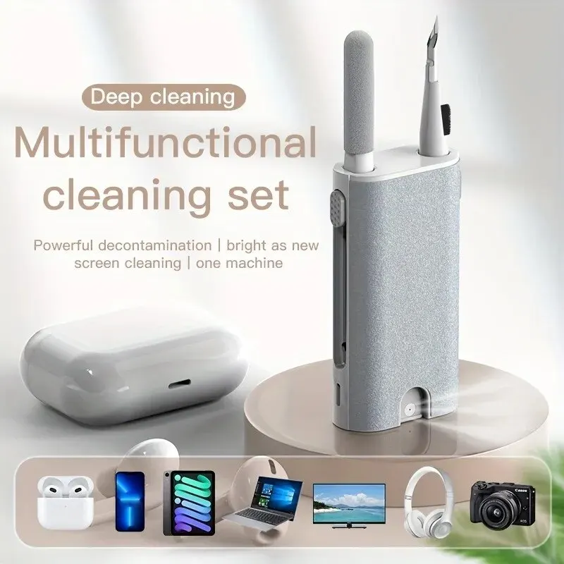 Cleaning Kit 1set Multifunctional Mobile Phone Earphone Camera Phone Laptop TV Screen Cleaning Brush Pen Tool