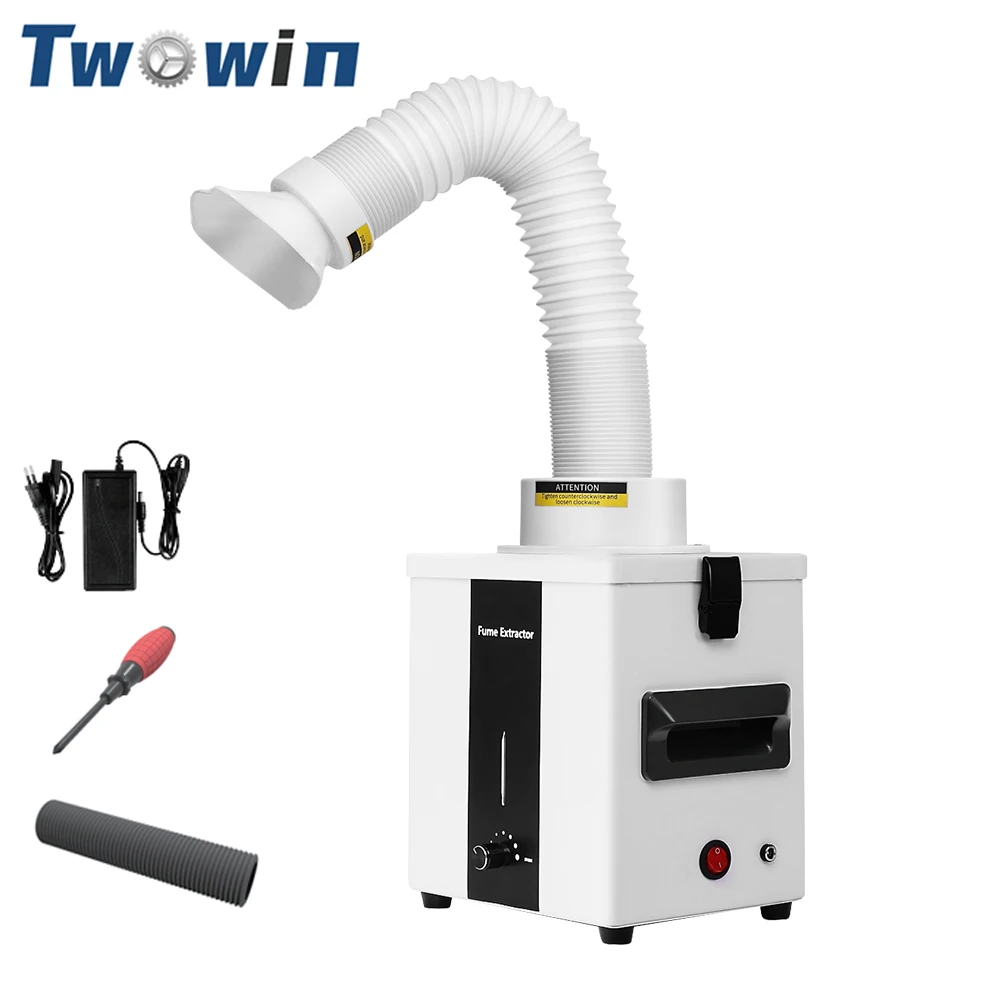 110V-240V Laser Smoke Absorber Solder Welding Smoke Purifier Fume Extractor For Welding Solder Laser Machine CNC Machine welding smoke purifier