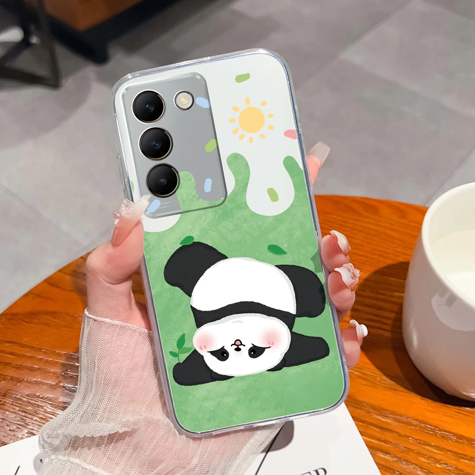 Floral Love Heart Clear Soft Silicone Shockproof Phone Case
