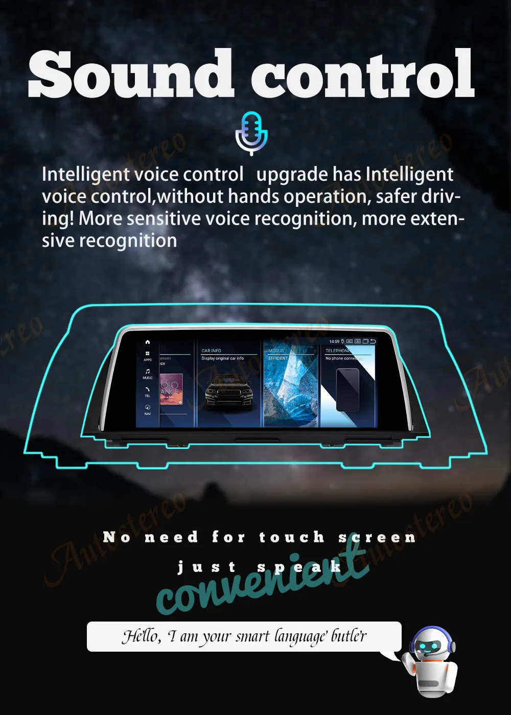 ID8 Carplay Android 13 For BMW 7 Series E65 E66 Car Head Unit Multimedia Player