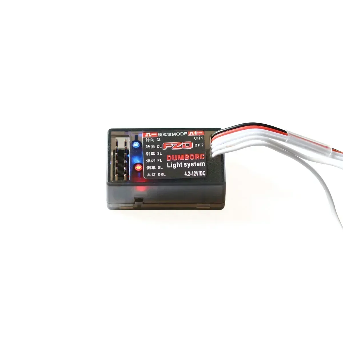 DUMBORC RC Car FZD Simulation Light Controller 12 LED System Kit for 1/10 1/8 Truck Drift TAMIYA CC01 4WD Axial SCX10