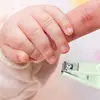 96GC Baby Scissors Easy Grip Clippers Stainless Steel Cutter Infant Care Manicure Scissors Trimmer