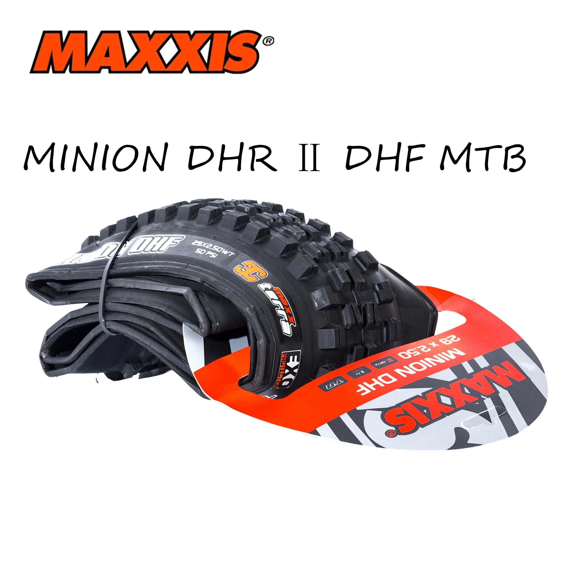 

Maxxis MINION DHR Ⅱ DHF Bicycle Tyre Dual Compound Tubeless Folding MTB Tire All Mountain Bike Trails EXO Puncture Protection