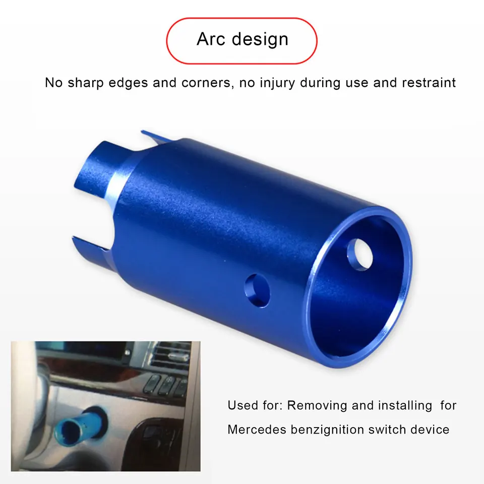 Zündschloss Ausbauwerkzeug Für Mercedes - Aluminium Werkzeug Für W129 W140 W202 Etc.