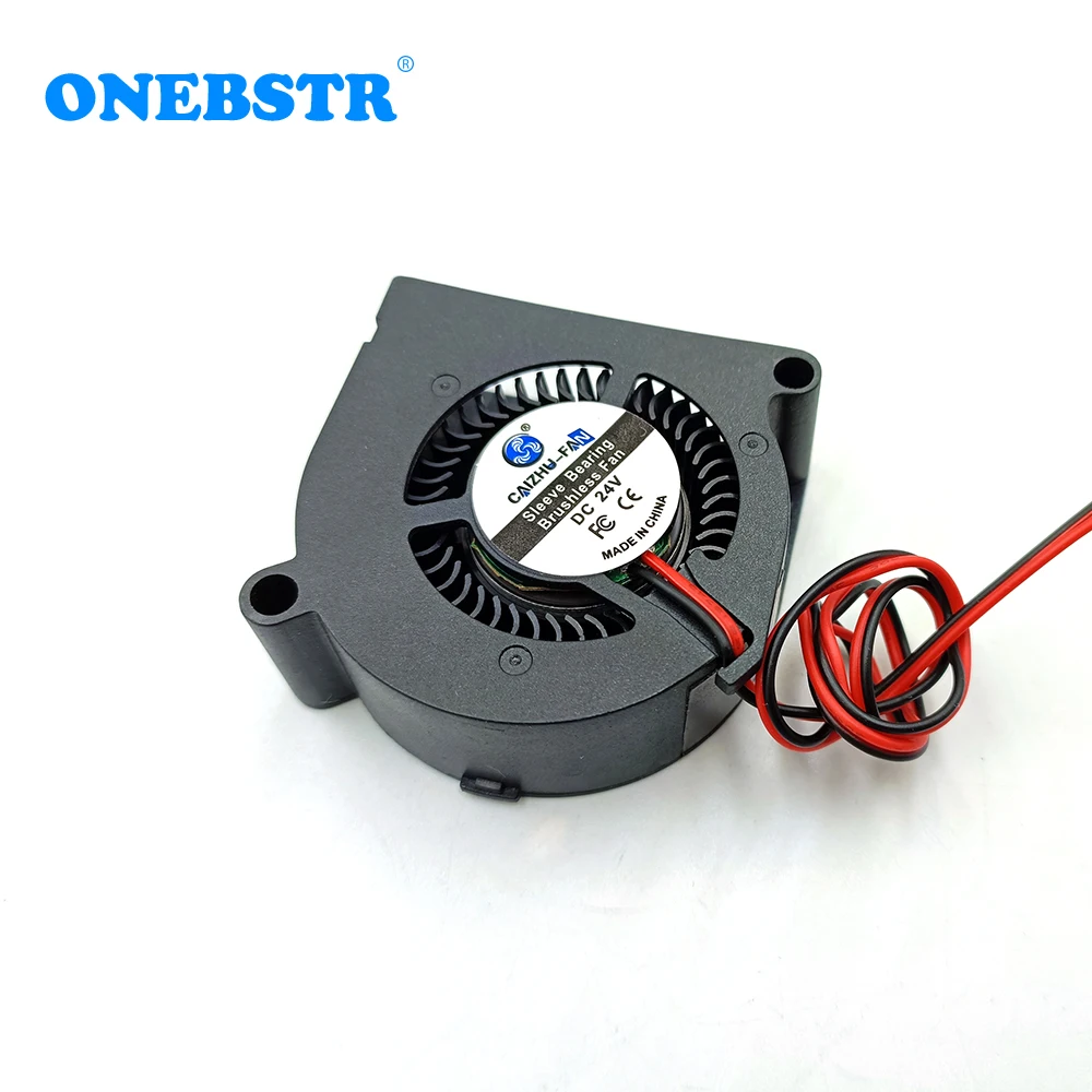 Brushless Cooling Turbo Fan Sleeve Bearing Acessórios para Projetores Turbina Blower Large Air Outlet dc 5v 12v 24v 5020 - Imagem 6