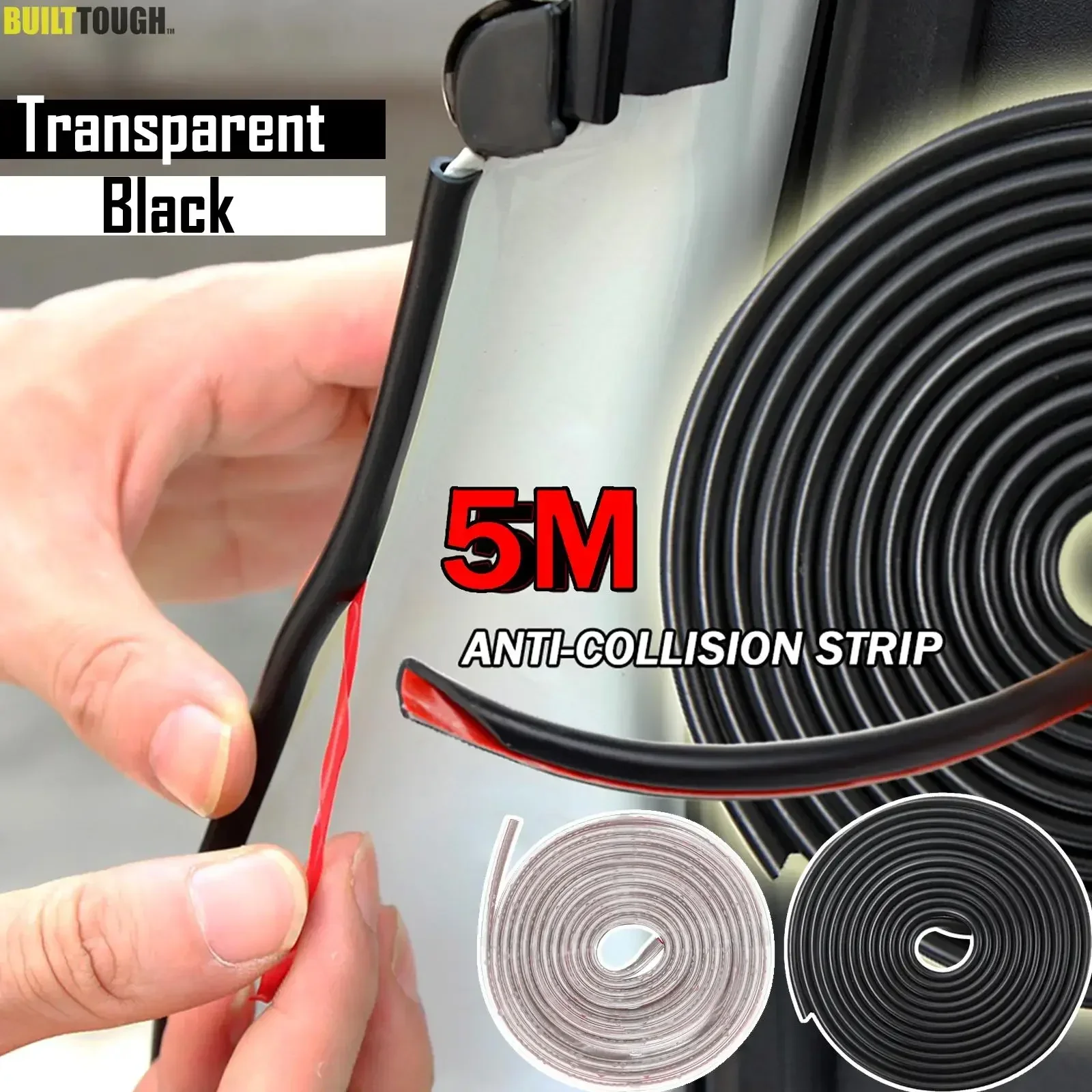Transparent PVC U Shaped Car Door Edge Protector Strip