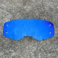 Lunettes de soleil à lentilles pour Scott, pour moto d'extérieur, Dirtbike, accessoire d'hélicoptère, or, bleu, argent, couleur claire 4