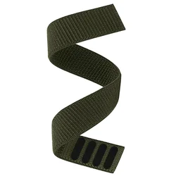 Durable Nylon Hook Loop Watch Strap - 22mm/26mm Adjustable Band - 26MM (ArmyGreen)