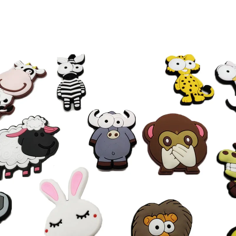 Description Picture 5 of item1 Set PVC Cartoon Animal Fridge Magnet for Children Funny Magnets for Refrigerator Decor Magnetic Letters for Kids Learning Tool