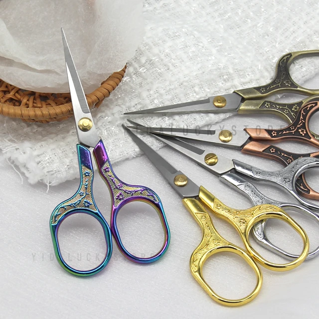European Style Embroidery Tailor Scissor Shears Crochet Thread Clothes Cut  Tools