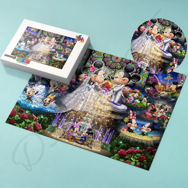 Disney Cartoon Puzzles for Kids Mickey and Minnie Mouse