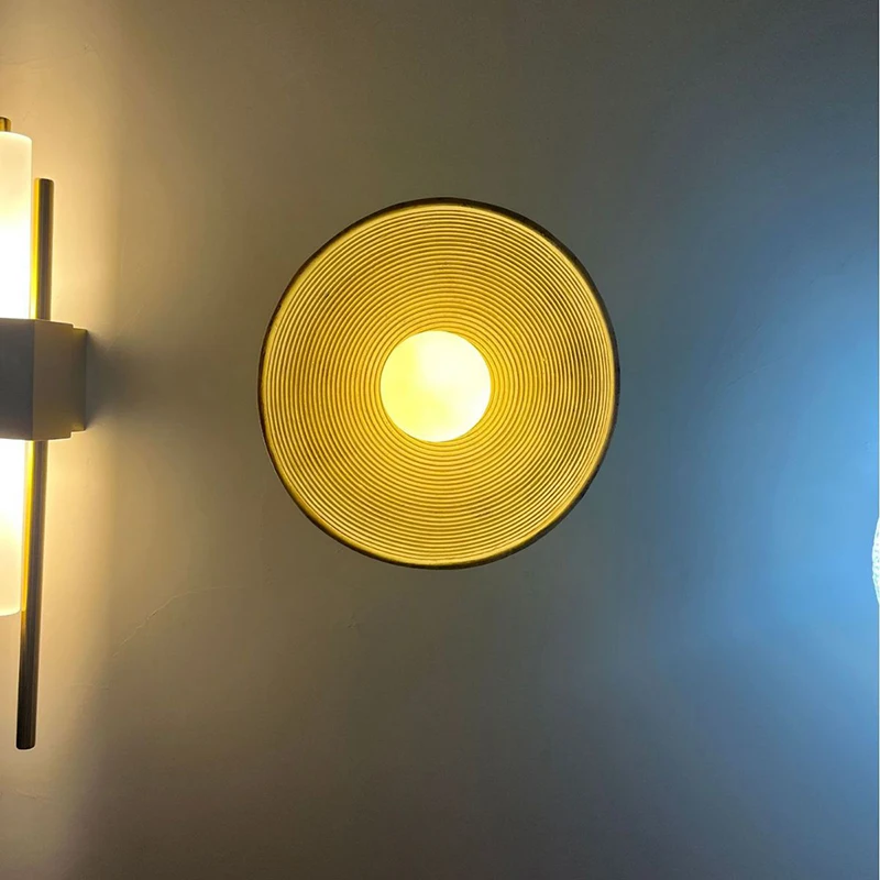 Nordic LED Wall Lamp Wabi-sabi Style Retro Wall Light Indoor Lighting Room Decor Sconces For Bedroom Bedside Hotel Corridor led light,led wall lamp,wall light