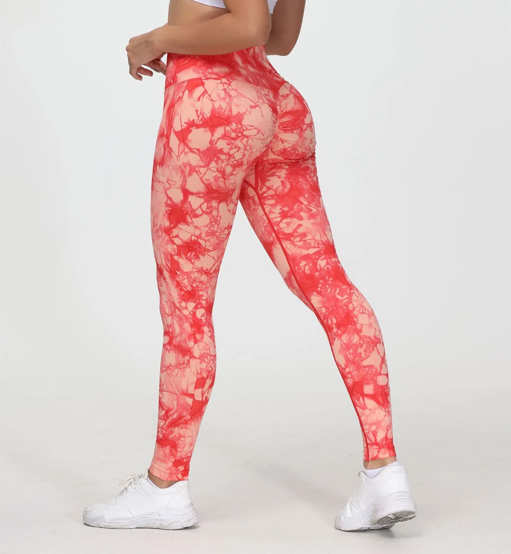 Tie dye Seamless Leggings Women High 