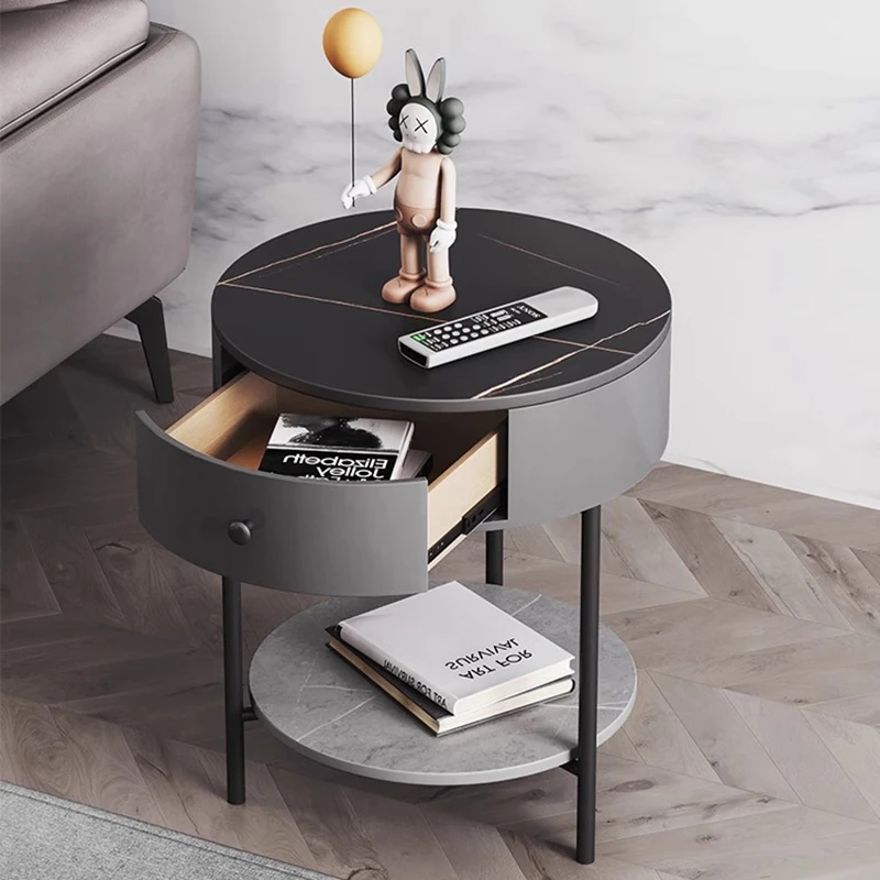 

Drawers Designer Coffee Tables Modern Living Room Small Apartment Corner Side Table Unique Magazine Art Stolik Kawowy Furniture