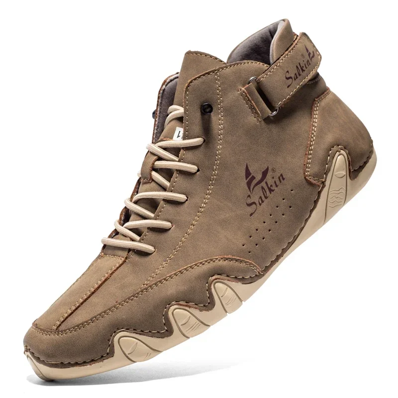 

Men Sneakers Shoes for Men Casual Vulcanized Shoes Outdoor Light Lace-Up Pu Leather Fashion Roman New Tennis Zapatillas