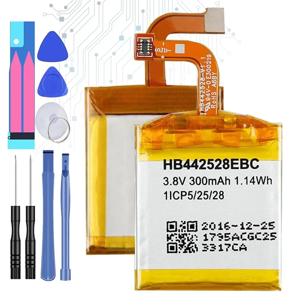 

HB442528EBC Replacement Battery for Huawei Watch 1 Smart Watch Batterie 300mAh Warranty 1 Year