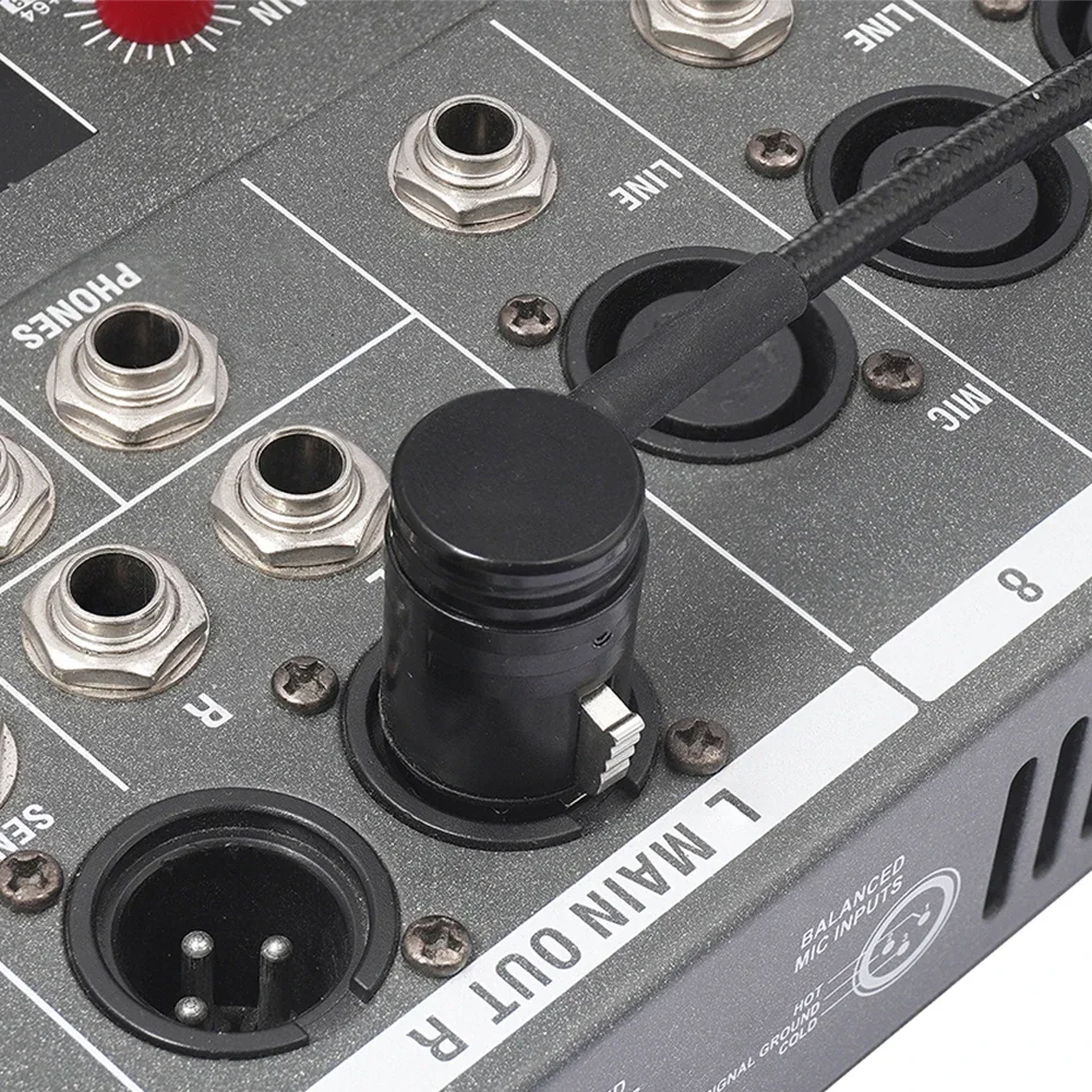 Male To Male/Female To Female XLR Microphone Audio Cables Connector 3 Pin Black Shell XLR Solder Connector 90 Degree Right Angle