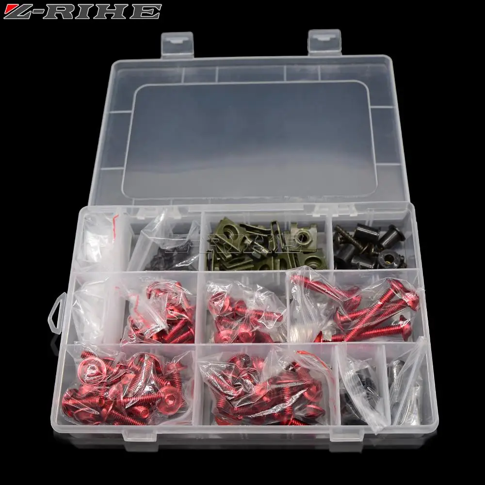

For Honda CRF1000L CRF1100L AfricaTwin XRV750 CRF 1000 1100 Universal Motorcycle Fairing Screw Windscreen Body Spring Bolts Kit