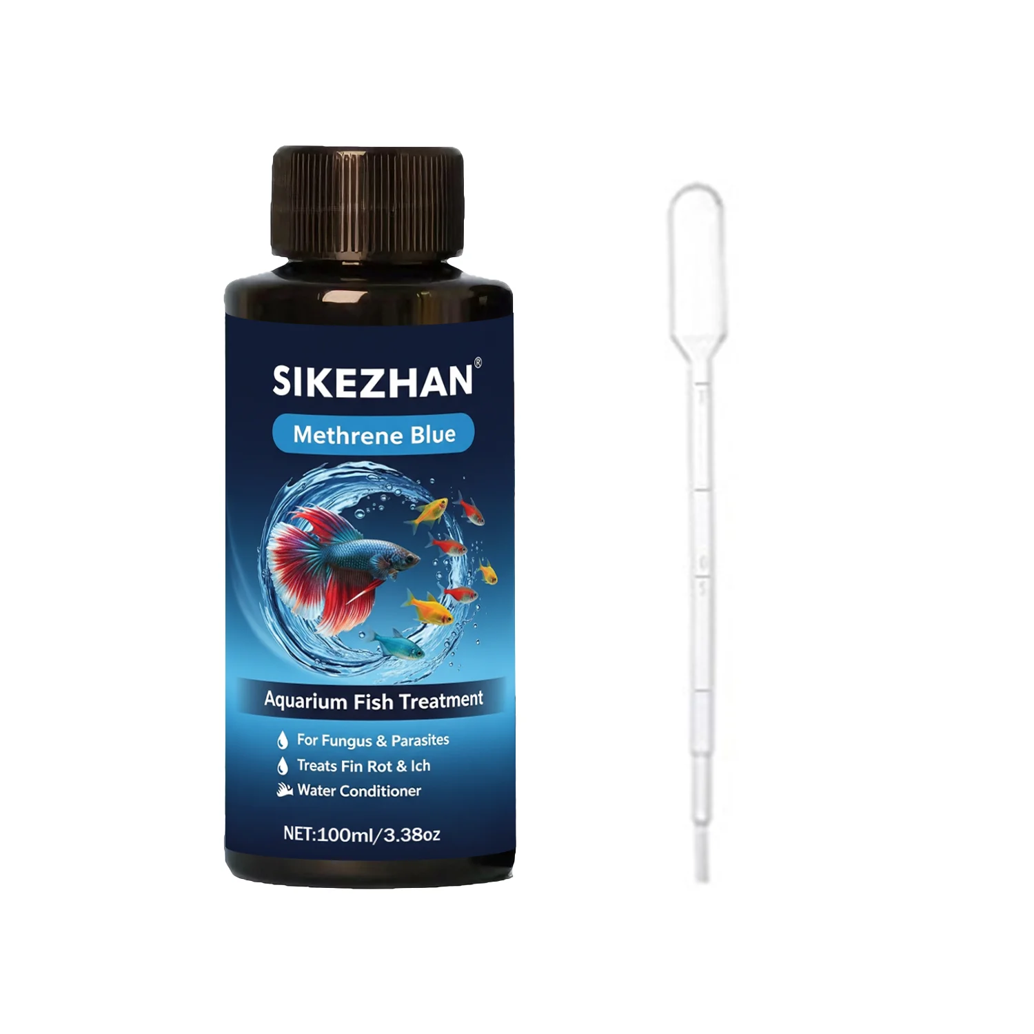 قسط الميثيلين الأسماك الزرقاء الطب علاج حوض السمك مكيف المياه المضادة للفطريات البكتيريا علاج علاج الأسماك الاستوائية