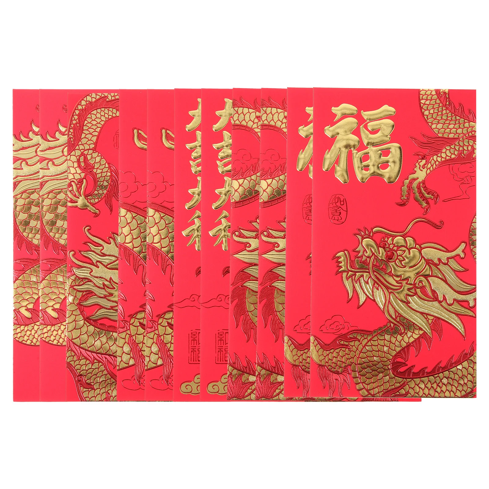 

Chinese Red Envelopes Year The Dragon Red Envelopes Year Hong Bao Lucky Money Packets Spring Festival 2024 New Year Wedding