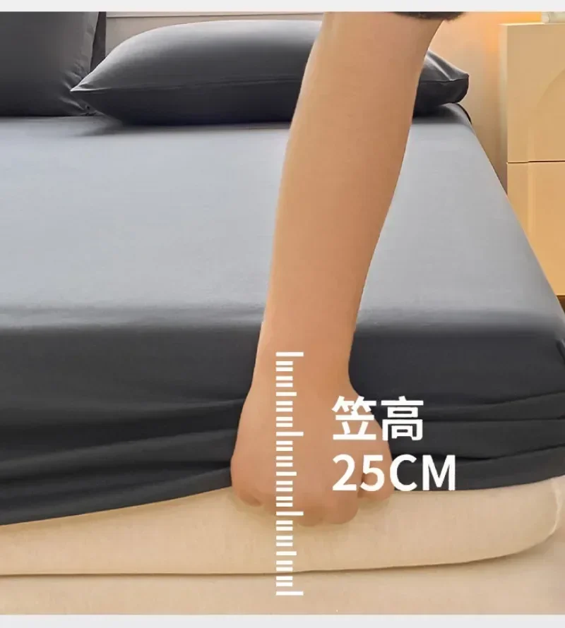 Fitted Bed Sheets with Elastic Band Anti-slip Adjustable Mattress Protector Double Bed Sheets 150/180cm/ Bed Sheets 5