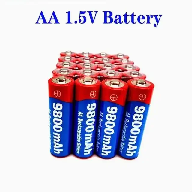 

New 1.5V AA 9800 mAh+1.5V AAA 8800 mAh Alkaline1.5V Rechargeable Battery For Clock Toys Camera battery