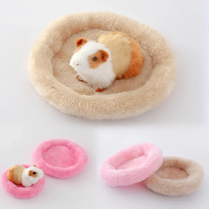 Hamster Nest Mat Small Pet Nest Arctic Velvet Warm Cotton Pad Hamster Hedgehog Dragon Cat Rabbit Pet Mat Guinea Pig Cage