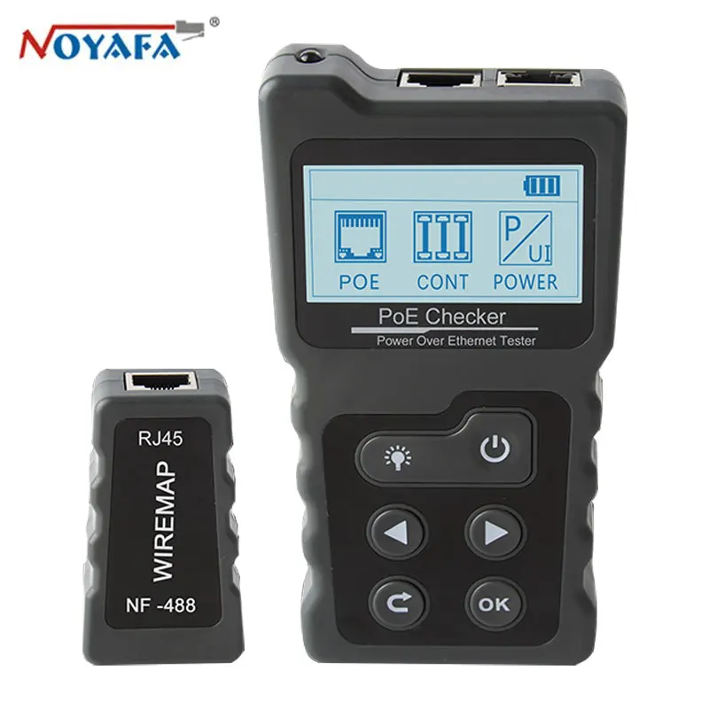 NOYAFA NF-488 PoE Power Test Network Cable Tracker Lan Tester Tools