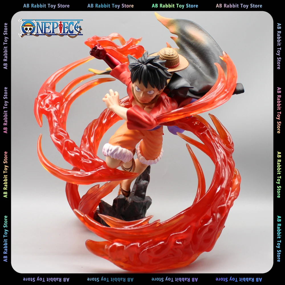 

43cm One Piece Anime Figures Monkey D Luffy Action Figurine PVC Model Station Doll Desk Decora Collection Ornament Child Gifts