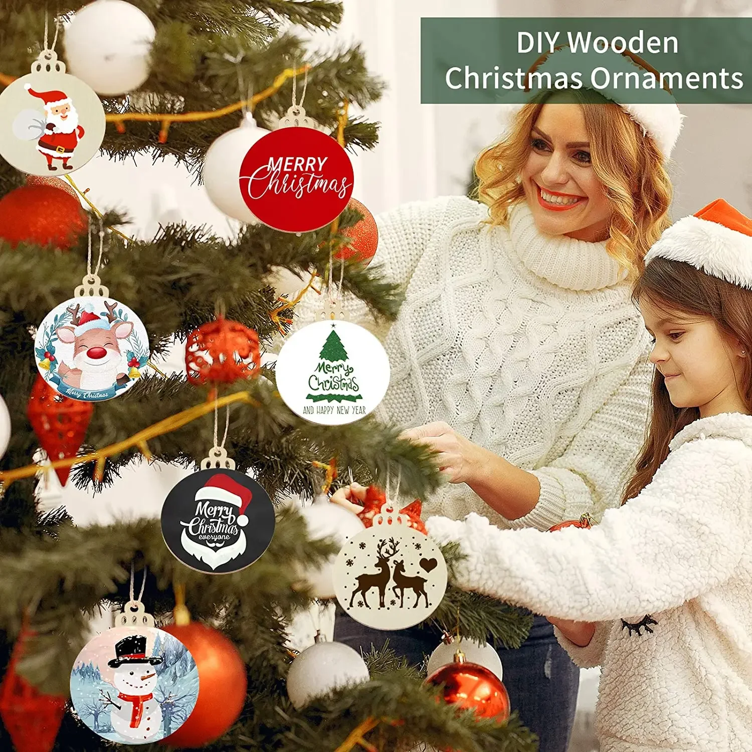 DIY Christmas Wooden Ornaments 6