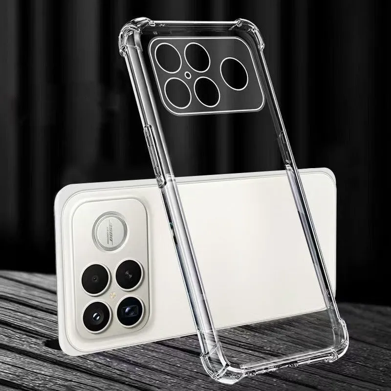 Shockproof Gradient TPU Case - Clear Protective Cover Shell
