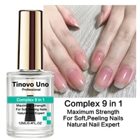 Tinovo Uno Natural Nail Growth Complex 9 IN 1 Nail Art Treatment Therapy for Repair Care Thin Brittle Nails Top Coat Hardener 1