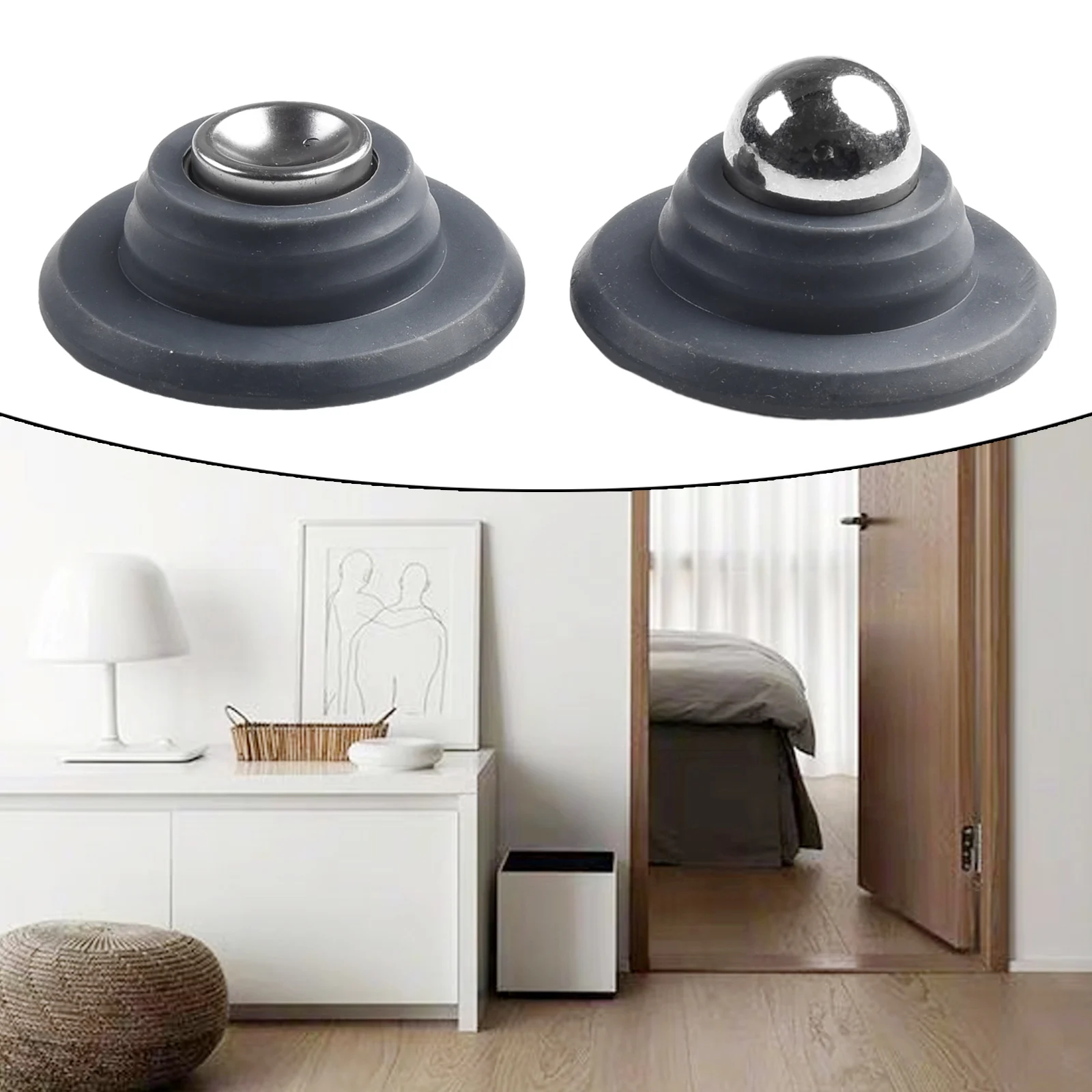 

Silicone Door Stop Door Magnetic Stopper Multiple Choices for Home Decoration Brushed Texture Strong Suction and Magnetism