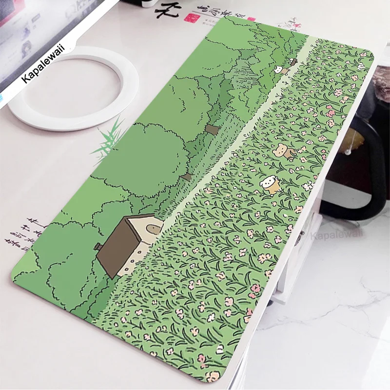 thumbnail image 1 of Alfombrilla bonita para ratón Gamer Mause, alfombrilla verde para escritorio de oficina XL, alfombrilla para escritorio de ordenador 300x800, alfombrilla para ratón Kawaii, accesorios de oficina, alfo, 1 of 5
