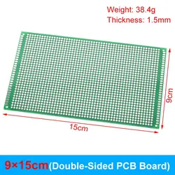 Double - Sided Universal Prototype PCB - 4PCS (9X15 Double Side PCB)