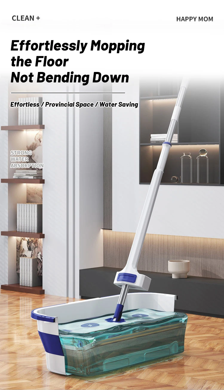 Hands Free Folding Bucket Mop Set