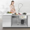 Disposal 3/4 HP for Kitchen sink Quiet with Stopper Power Cord, Easy install, Continuous Feed Food Waste Disposer Stainless Stee 6