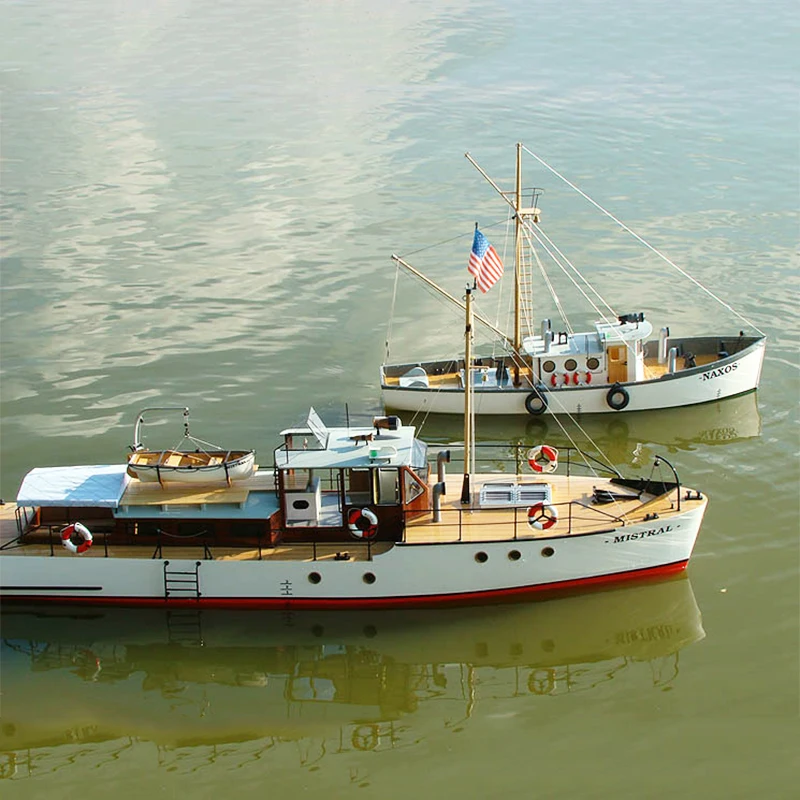 Wooden Yacht Northwest Wind Basswood Kit Assembled Ship Model 6