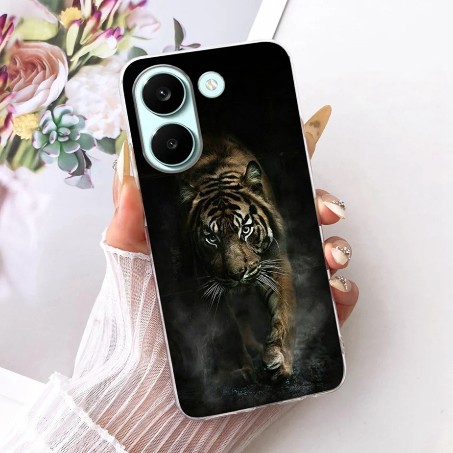 Colorful Flowers Painted Soft Slim Phone Case Cover