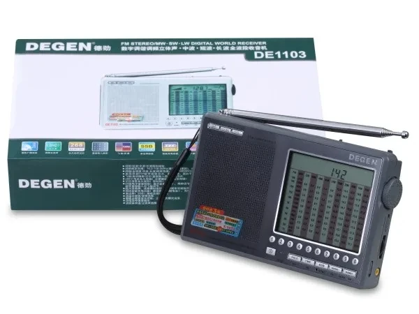Original Degen DE1103 DSP Radio FM SW MW LW SSB Digital World