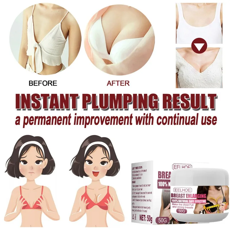 50g Breast Enhancement Large Chest Body Creams Enhance Increase Tightness Firming Lift Up Eliminate Massage Beauty Health Care