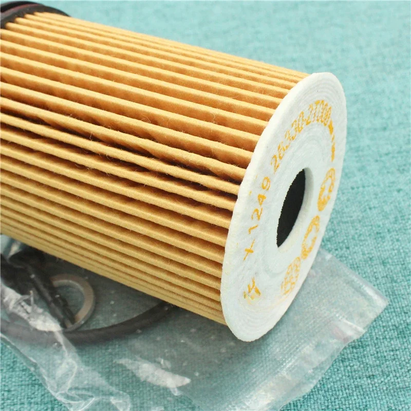 Car Oil Filter Kit 26350-2T000 For HYUNDAI GENESIS G80 (RG) 2.5 T-GDI AWD GV70 (JK1) GV80 (JX1) G4KR Engine Oil Filters -