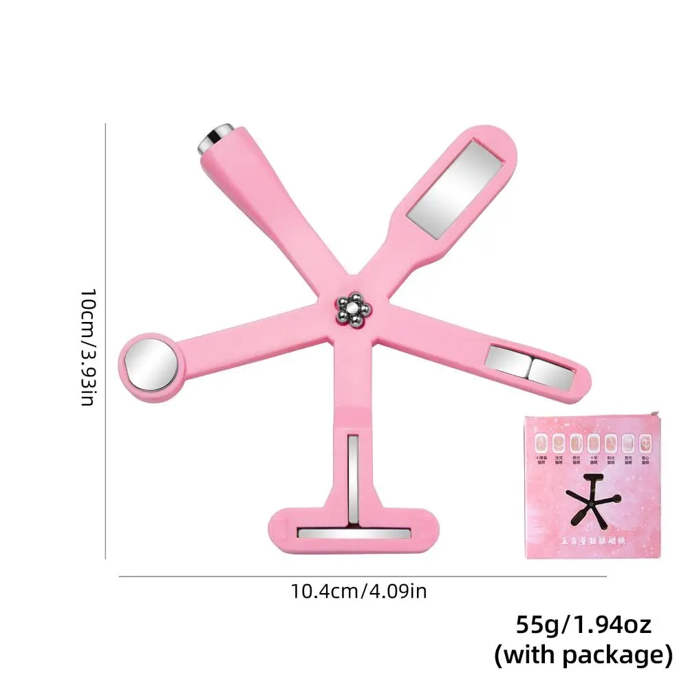 6-IN-1 Cat Eye Magnetic Stick Shiny Effect Strong Magnetic Cross Magnet Board Nail Art Decor Tools Nail Art Magnet Stick