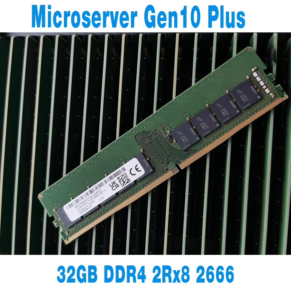 1 Pz Per Hpe 32G 32Gb Ddr4 2 Rx8 2666 Memoria Server Ecc Nave Veloce Micropserver Di Alta Qualità Gen10 Plus