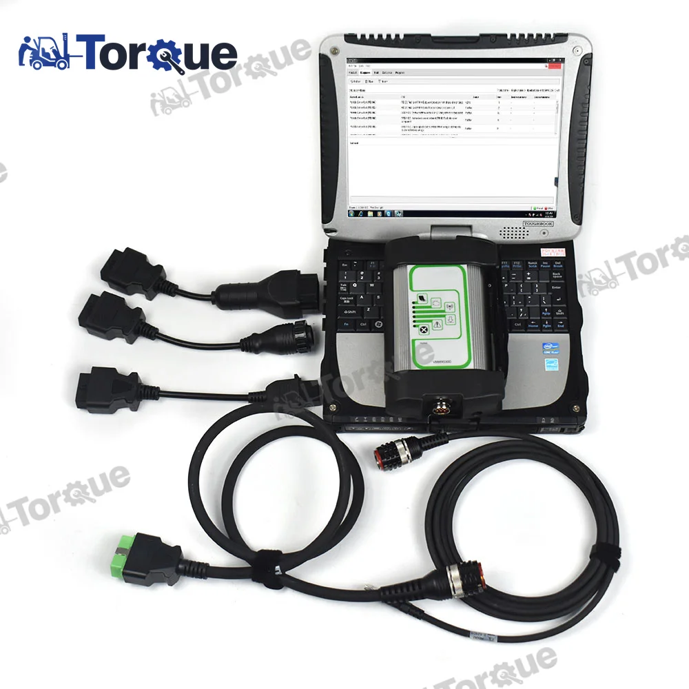 

V2.8 PTT tech tool dev2 for-volvo Vocom 88890300 pk vocom For-Volvo/UD/Mack/Renault diagnostic scanner tool+CF19 Laptop