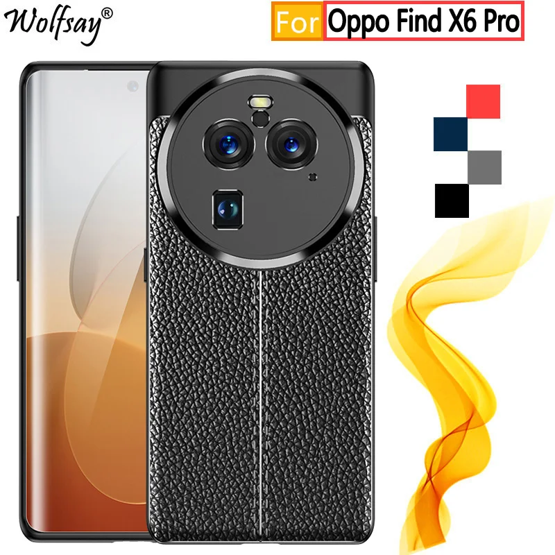 Per Oppo Find X6 Pro Custodia Per Oppo Find X6 Pro Custodia Morbida Antiurto In Gomma Custodia In Silicone Per Paraurti Per Oppo Find X6 Pro Cover