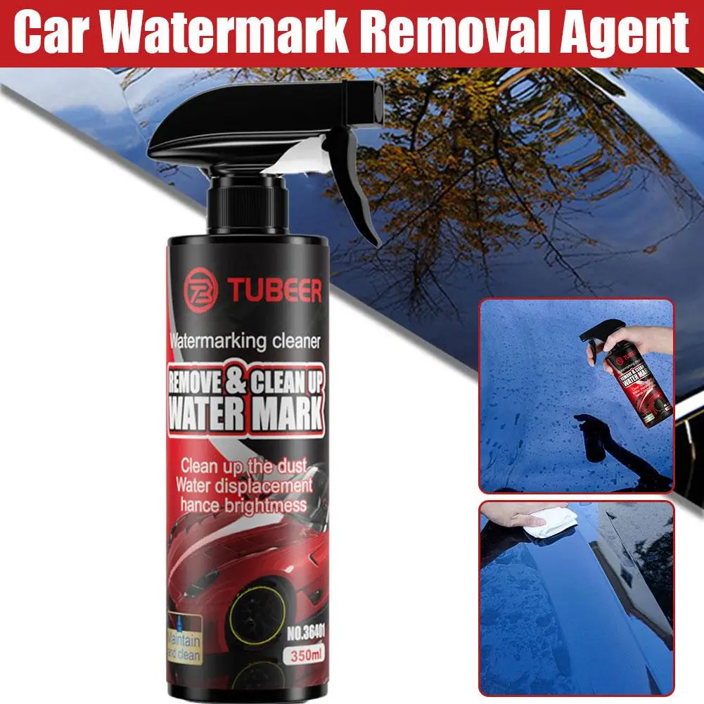350Ml Water Spot Remover Heavy Duty Water Spot Remover Auto Water Smacchiatore Per Vernice Superficie Vetro Acid Rain Spot Clea B8L6
