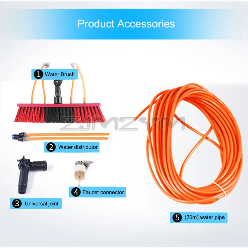 janela fotovoltaica kit de limpeza 4 m 6 m 7 m 8 m 05