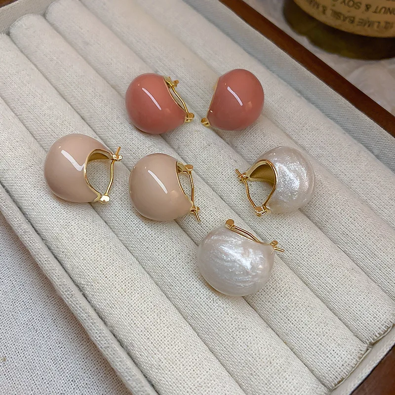 Round Ball Simple Earrings